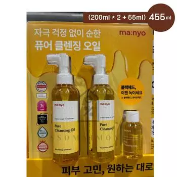 Manyo Factory Pure Cleansing Oil 455 мл экономичный набор, 1 шт.