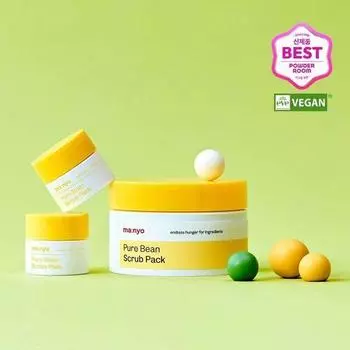 Manyo Factory Pure Stone Soybean Scrub Pack 100 г, специальный (+7гx2еа)