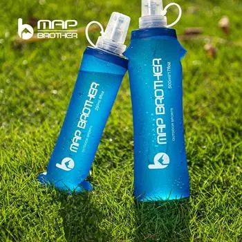 MAP BROTHER S001 S002 250 мл 500 мл мягкая фляжка складная бутылка для воды TPU бесплатно для бега гидратор поясная сумка жилет