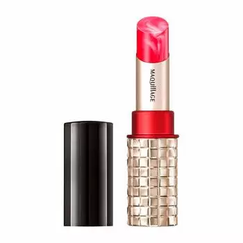 Maquillage Dramatic Rouge EX Sparkling Fruit Color Lipstick Gorgeous and Feminine Scent RD433 Sparkling Strawberry 3.9g (x 1)