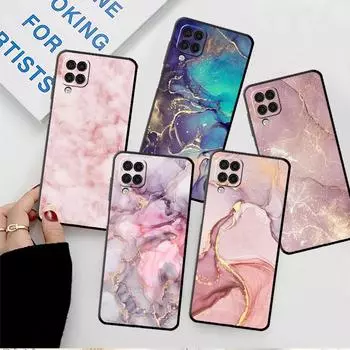 Marble Pattern Luxury Cover For Samsung Galaxy A52 A12 A51 A32 A21s A71 A32 5G A12 A22 A53 A31 A13 A72 A02s A41 A03 Phone Cover Samsung A53 5G