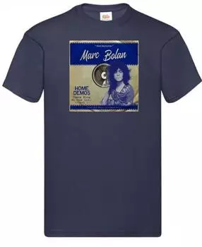 Marc Bolan In Packet Available In Black Or White Unisex T-Shirt S