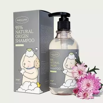 Marie & Louis Pet Shampoo 300мл Натуральный шампунь для собак Гипоаллергенный слабокислотный шампунь для собак, 300мл, 2 шт., Корейский шампунь для домашних животных