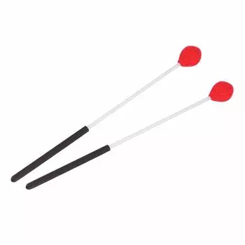 Маримба молоток ударный молоток пряжа обернутая прочная для ударных инструментов (красный)