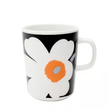 Marimekko Кружка marimekko 250 мл 60th Anniversary Unikko белый x черный x оранжевый 73095 073095 192 [предмет]