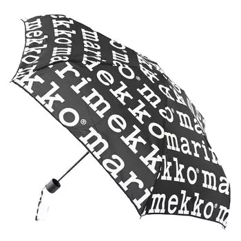 Зонт Marimekko складной зонт складной зонт дождевик черный белый 41399 041399 910 женский мужской