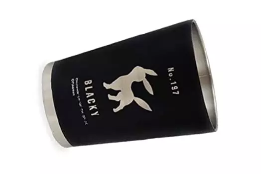 Marimo Craft PKM-689 Pokemon Stainless Steel Tumbler, L, Blacky, Diameter 3.4 x Height 4.7 inches (8.6 x 12 cm)