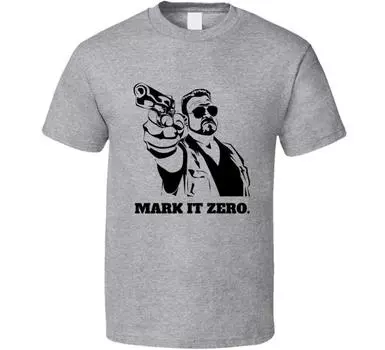 Mark It Zero The Big Lebowski Movie Забавные футболки унисекс S