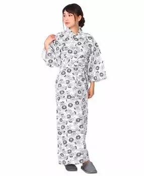 Марля LL Double Linen Nursing Ladies [Yoneshichi] Ночная рубашка, Размер, Женская, Марля, 100% Хлопок, Пижамы, Пижамы, Юката, Inn, Уход,