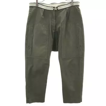 MARNI Made in Portugal cropped length Saruel pants 40 khaki Women Used