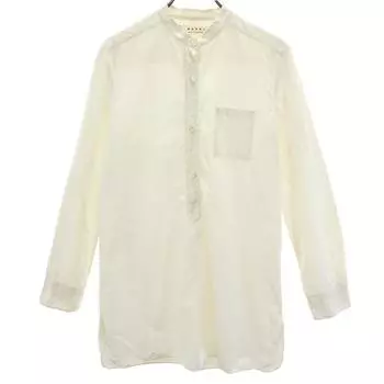 MARNI Made in Portugal Long sleeve Cotton shirt 42 white Women Used