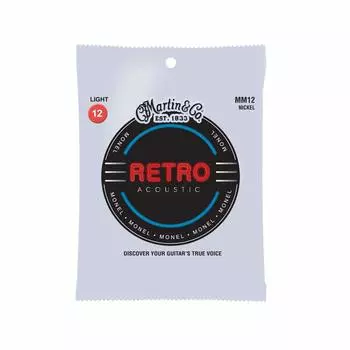 MARTIN MM12 Retro Acoustic Monel Nickel Light акустическая гитара струны