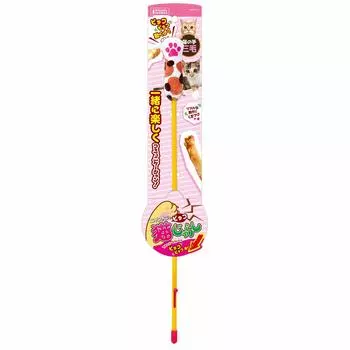 Игрушка для кошек Marukan Pyoko, тизер для кошек, ручная ситцевая кошка