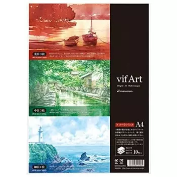 Maruman Sketchbook Vifuar Бумага для акварели, набор нарезок, размер A4 S404VA