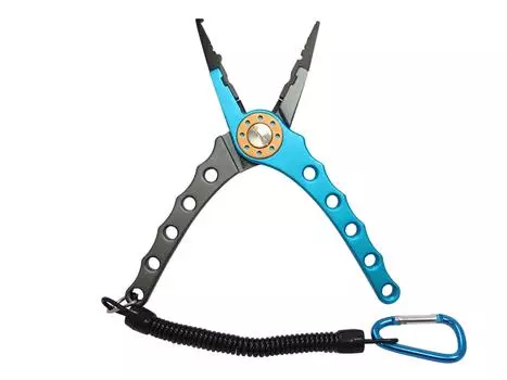 Marushin Fishing Tackle Pliers Ultima Emerald Blue HI-DRA