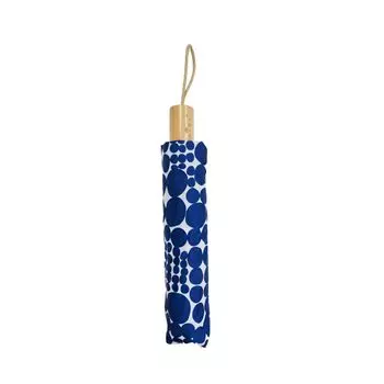 Marushin Folding Umbrella Polku Mustikka Scandinavian Cute Ladies Recycled Polyester 0545026500