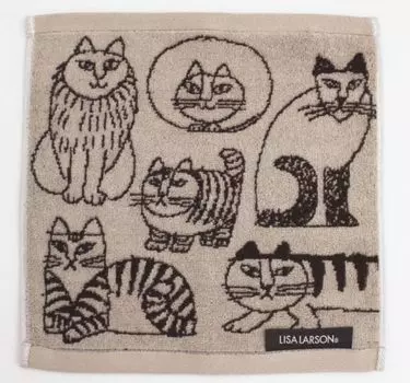 Marushin Lisa Larson Мини-полотенце для рук Sketch Cat Хлопок LISA LARSON Подарок на день рождения Товары 6805001900 100% для мам