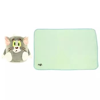 Marushin Mascot Drawstring Blanket Tom and Jerry Tom Blanket H70 x W100cm Blanket Cute Fluffy Stylish Cold Weather Goods 4105055300 Approx.
