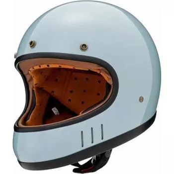 MARUSHIN Motorcycle Helmet Neo Retro Full Face DRILL Classic Blue M Size (57-58cm) MNF2 2002514