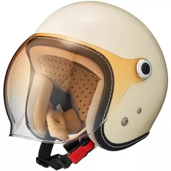 MARUSHIN Motorcycle Jet Helmet MCJ7 BUBBLE RIDER WOMEN Women s L Size (56~57cm) Ivory Product Number: 05302012