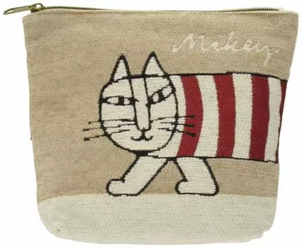 Marushin Pouch LISA LARSON Mikey Gobelin Gobelin Weave 6905010200 H17W21.5D6cm
