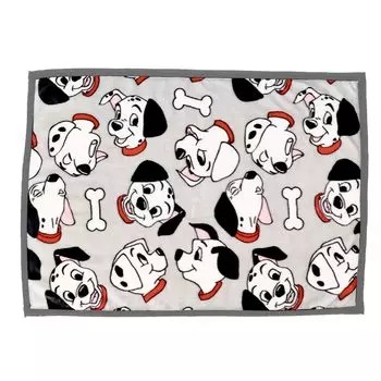 Marushin Throw Disney 101 Dalmatians 101 N Blanket Polyester Meyer Cute Fluffy Stylish Cold Weather Goods 2245034800 Dalmatians/Faces
