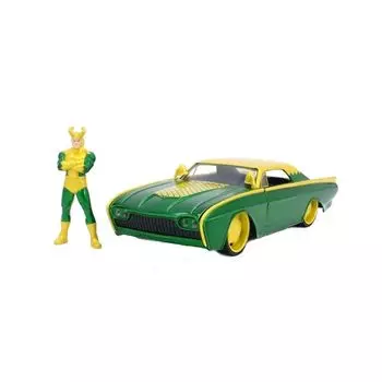 MARVEL LOKI 1963 FORD THUNDERBIRD Loki minicar 124 &