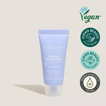 Mary&May Calendula Peptide Ageless Sleeping Mask 30ml AUTHENTIC STORE