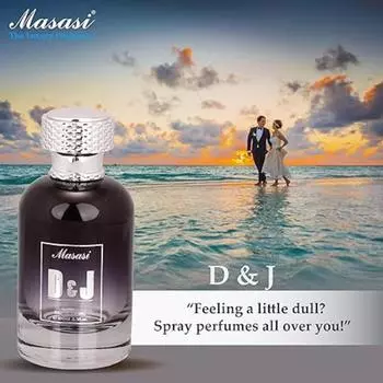 MASASI D & J Eau de Fabric Духи для стойкого сладкого аромата (UNISEX) - 100 мл 100 ml