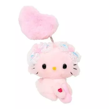 Mascot Holder Born Character Fluffy Charmy Kitty 199214 [Sanrio] (Heisei Heart) (Honey Cute)
