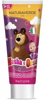 Masha & The Bear Kids Dentifrice Pour Enfants Saveur Fraise TU прозрачный