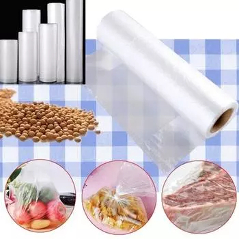 Машина для хранения орехов Food Saver Machine Пакеты для хранения Fresh Keeping Food Sealer Vacuum Pack Kitchen Supplies 12x500cm