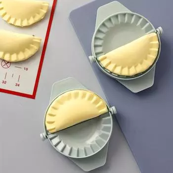 Машина для приготовления пельменей Empanadas Press Mold Maker Форма для приготовления пельменей Pierogi Turnovers Китайские пельмени Кухонные гаджеты Принадлежности для выпечки Кухонные принадлежности Dumpling Mold зелёный