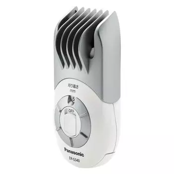 Машинка для стрижки волос Panasonic Self Hair Cutter на батарейках, белая ER-GS40-W