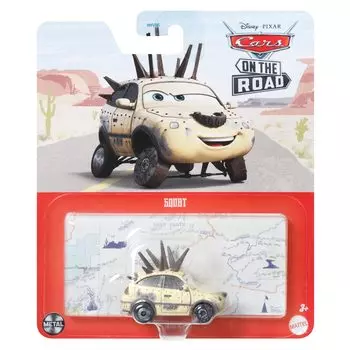 Машинки на дороге 2023 Mattel Diecast Mini Car 1 Pack SQUAT Disney Pixa Character Car Movie Anime Short SQUAT 1:55 [Предмет]