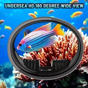 Маска для фридайвинга Маска для подводной охоты HD Противотуманная маска для дайвинга Очки Прозрачные панорамные очки с регулируемой пряжкой для фридайвинга синий