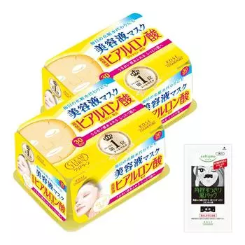 Маска для лица KOSE Clear Turn Essence Mask 30 листов (Гиалуроновая кислота) (х 2)