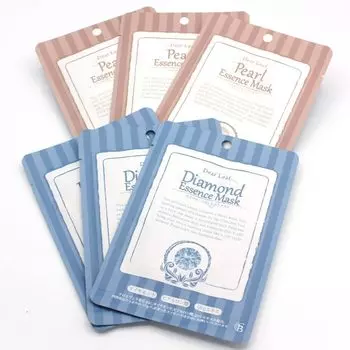Маска для лица Sanyo Bussan Deer Leaf Essential Face Mask Beauty Mask 3 вида по 14 натуральных листов маски Увлажнение, экстракты,