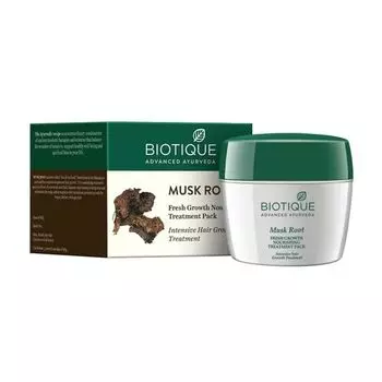 Маска для роста волос (230 г), Musk Root Fresh Growth Nourishing Treatment Pack, Biotique