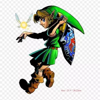 Маска Majora s, официальное искусство, маска Legend Of Majora S, термопереносная печать, виниловые нашивки, наклейки для одежды, аппликации «сделай сам», моющиеся нашивки