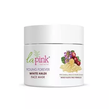 Маска-маска La Pink Young Forever Face Pack | Формула на 100% свободна от микропластика | Уменьшает мелкие морщинки, пигментацию, темные пятна | Для молодой сияющей кожи | 100 г