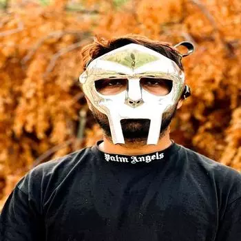 Маска MF Doom, зеркальная, без ржавчины, маска безумного злодея, алюминиевая маска для лица
