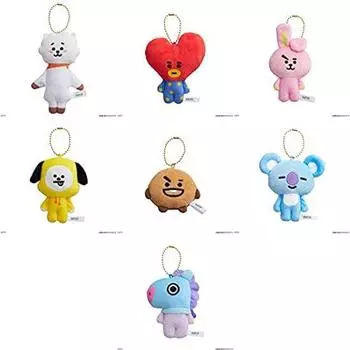 Маскот Bandai Spirits BT21 Fuwa Fuwa 10 штук в коробке (конфетная игрушка)