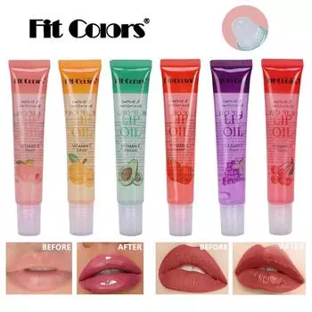 Масло для губ Fruit Roll Pearl Lip Oil Увлажняет Увлажняющий жемчужный водостойкий прозрачный водный блеск для губ Glaze 01#