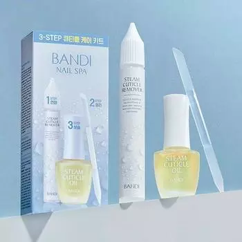Масло для кутикулы Bandi Steam и набор для ухода за кутикулой на ваш выбор steam cuticle oil