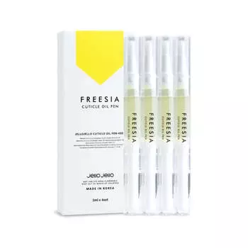 Масло для кутикулы JelloJello Pen Фрезия 3 мл*4 шт/8 шт 4Pcs