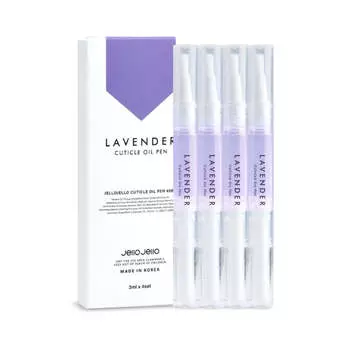 Масло для кутикулы JelloJello Pen лаванда 3 мл*4 шт/8 шт 4Pcs