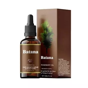 Масло для волос Batana, натуральное масло Batana, восстанавливает повреждения, уменьшает секущиеся кончики, подходит для мужчин и женщин, сыворотка для всех типов волос 30 мл