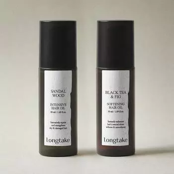 Масло для волос Longtake 50 мл [САНДАЛ/ЧЕРНЫЙ ЧАЙ И ИНЖИР] Выбор 1 SANDAL WOOD