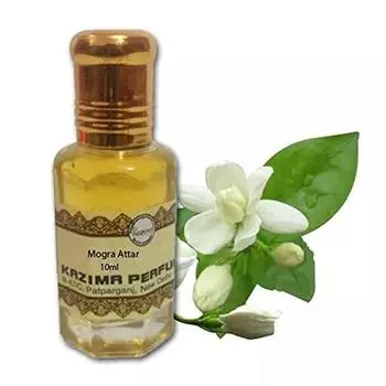 Масляные духи Могра (Жасмин) унисекс (10 мл), Mogra Attar Perfume Natural Undiluted, Kazima 14.625